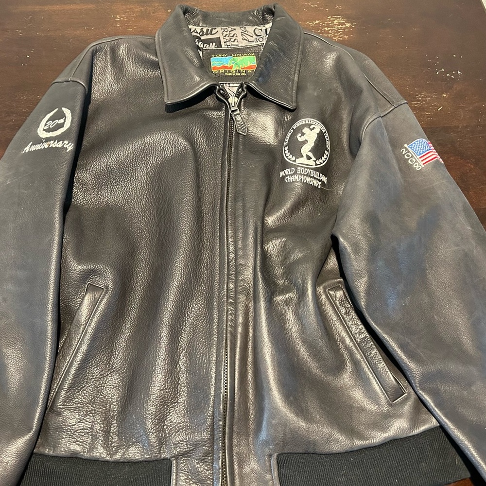 Arnold Classic Limited Edition leather jacket by Tony Nowak. 20th anniversary